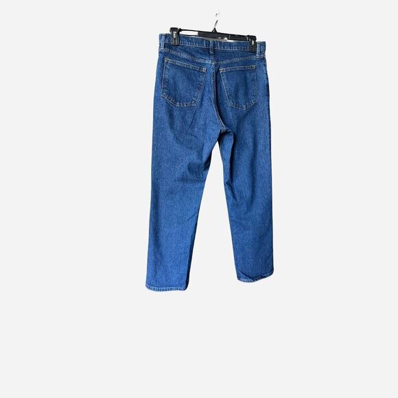 Abercrombie & Fitch Ultra High Rise 90s Straight Jean Medium Wash - Picture 6 of 7